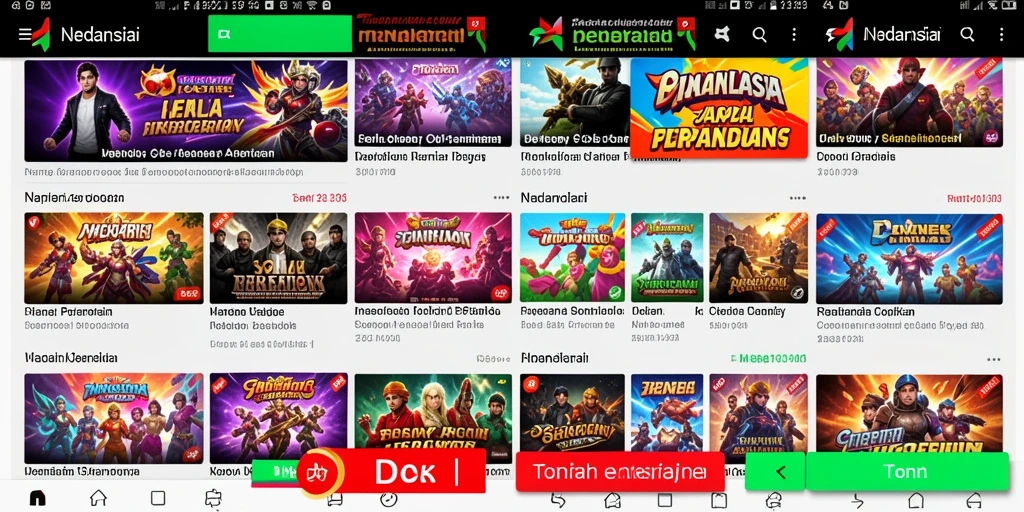 Tangkapan layar menunjukkan karakter utama dalam aksi seru.
