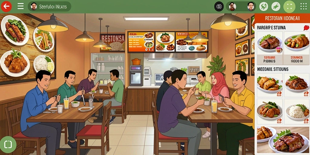 Tampilan antarmuka yang sederhana dan menarik.