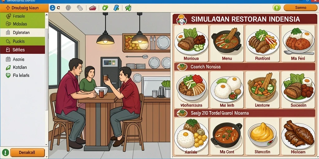 Screenshot menunjukkan karakter utama dalam aksi.