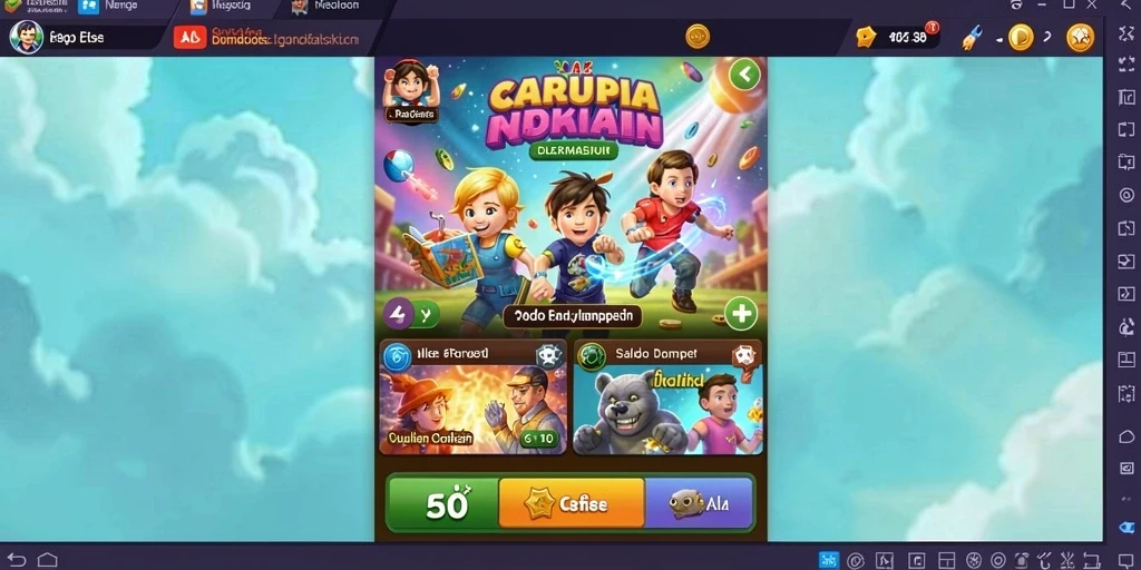 Tampilan antarmuka aplikasi yang menarik dan user-friendly.