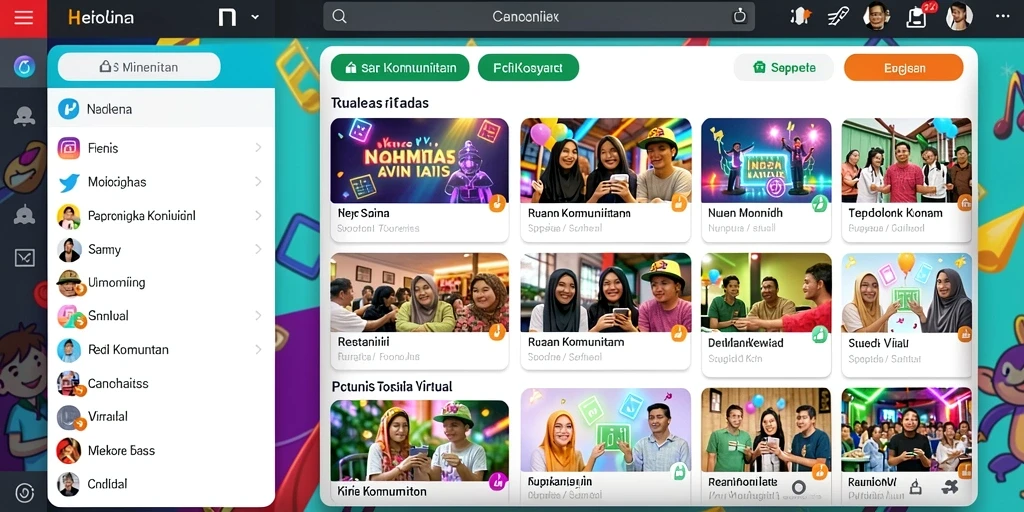 Tangkapan layar menampilkan aksi seru di dalam game.