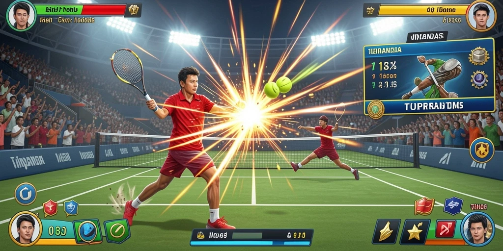 Screenshot ini menampilkan karakter utama dari PREMIUM303 dengan efek visual yang menarik.
