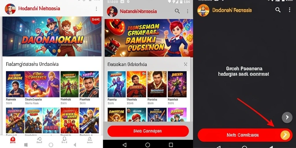 Screenshot menampilkan grafik permainan yang memukau.
