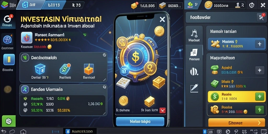 Tangkap layar menunjukkan grafis game yang memukau.