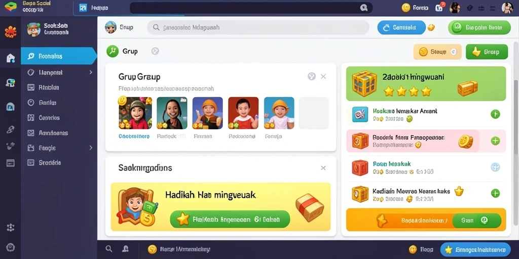 Tampilan awal yang menarik dan intuitif.