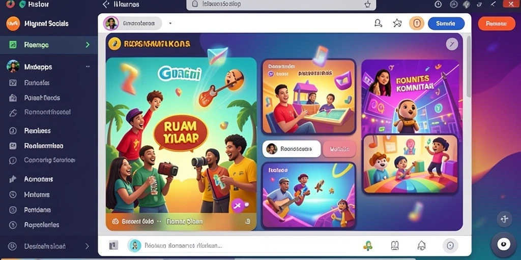 Tampilan awal VC55 dengan grafis yang menarik.